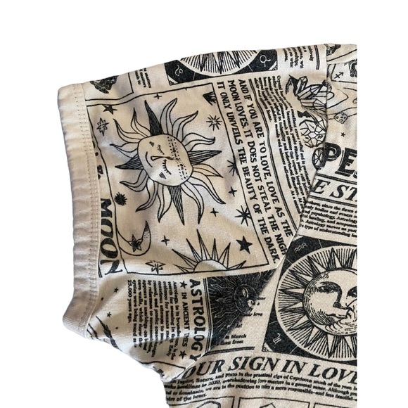 Viben size, small horoscope, zodiac, newspaper, print, astrology, top, white - Picture 9 of 9